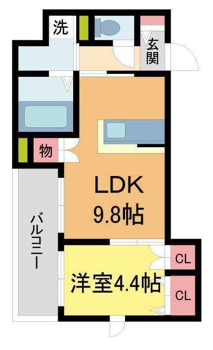 La　vita西宮北口の間取り