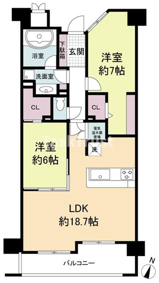 【間取り】 | グレンパーク梅田北