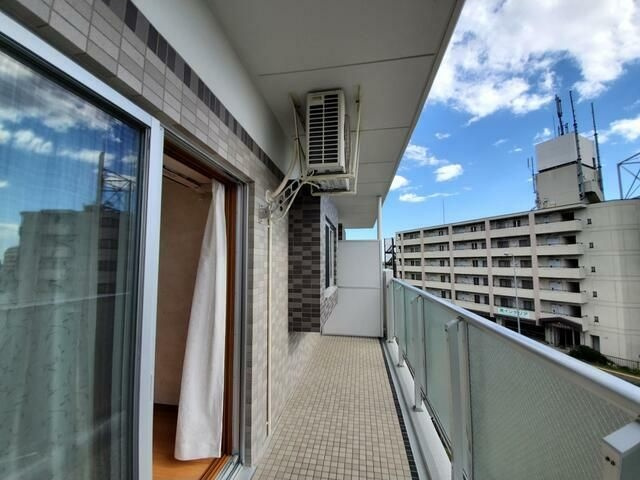 オムニコート福田町のバルコニー