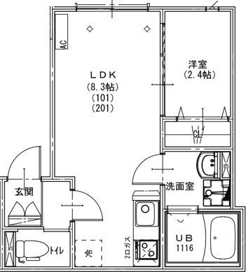 ＫＥＩＡＩ　ＲＥＳＩＤＥＮＣＥ　南柏Ⅱの間取り