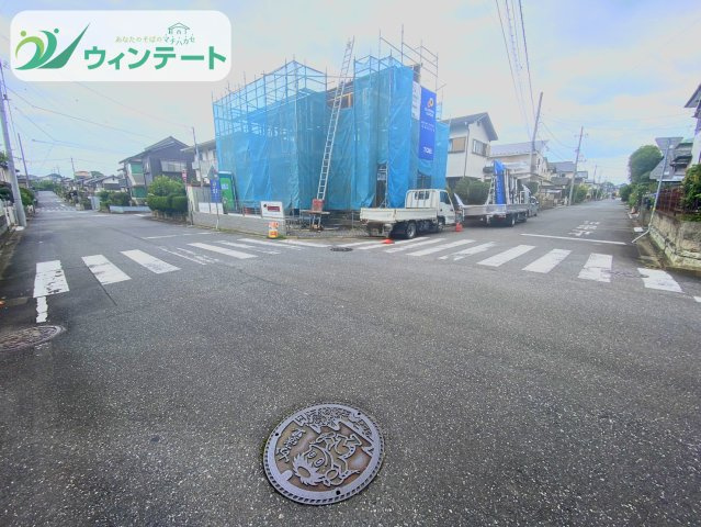 牛久市南7丁目17期　新築戸建の前面道路含む現地写真|建築の進捗に応じて見学も可能です。現地で暮らしのイメージを膨らませてください。