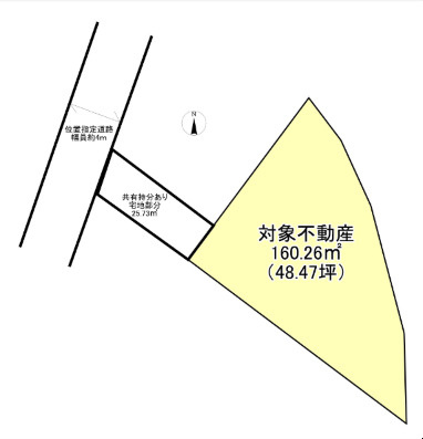 岡山市東区藤井の土地図