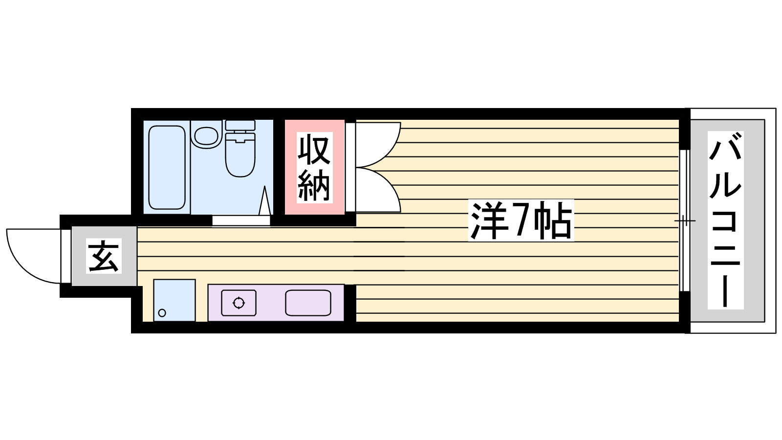 ロッキーコート広畑の間取り