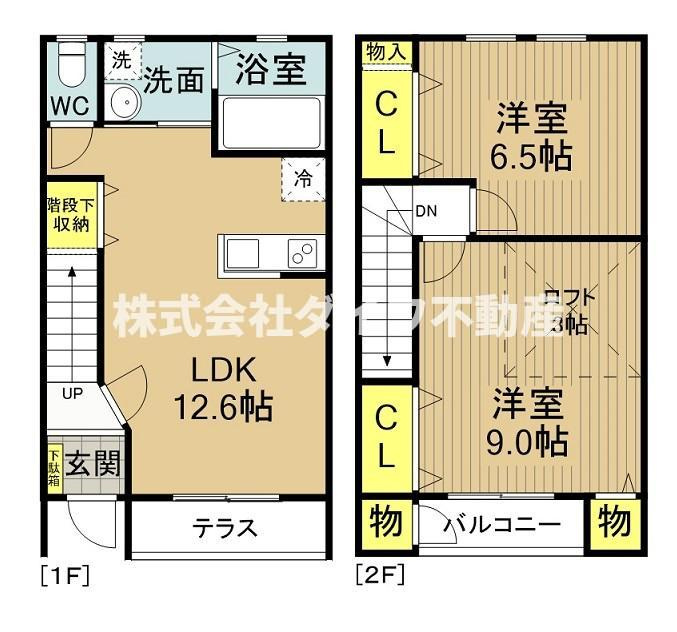 Grand　Court　弐番館の間取り