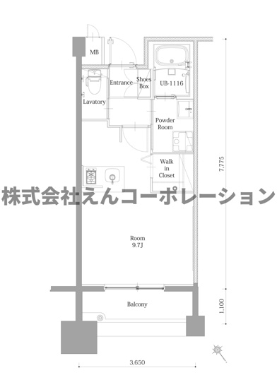 【間取り】 | エンクレスト呉服町