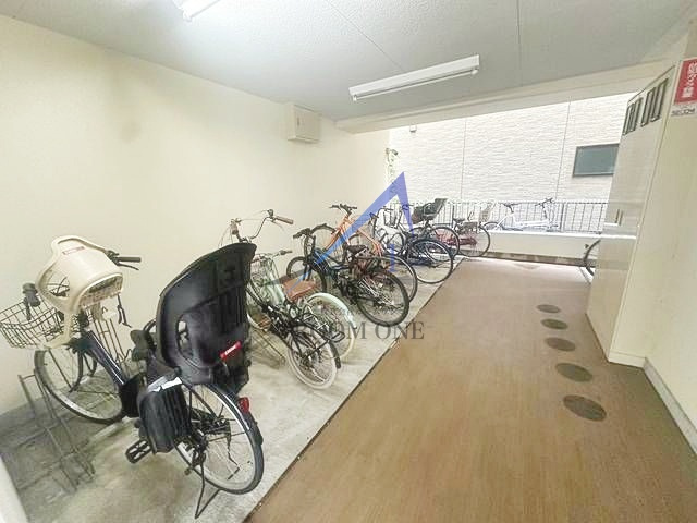 Ｎ－ｆｌａｔｓ川崎浜町|駐輪場です。
