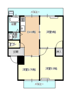 【間取り】 | セザール柳