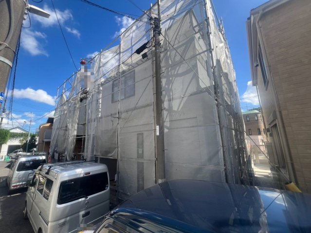【外観】 | 杉並区阿佐谷南１丁目　新築戸建て　A号棟 | 建築中