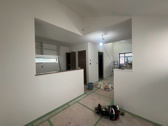 【居間・リビング】 | 杉並区阿佐谷南１丁目　新築戸建て　A号棟 | 【建築中】家族の笑顔が集う、心地よいLDK空間