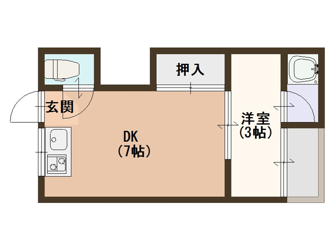【間取り】 | 井下花園マンション