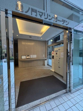 虎ノ門マリンガーデンのエントランス|毎日通るエントランスはこのようになっています