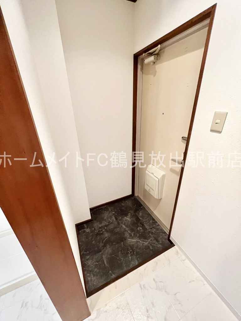 大阪市城東区鴫野東３丁目の賃貸マンションの玄関