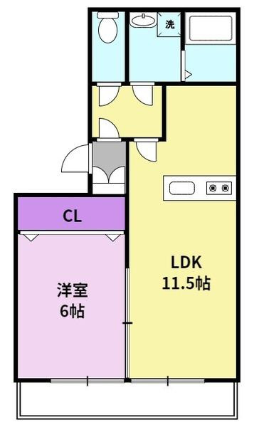 カトレアコートの間取り