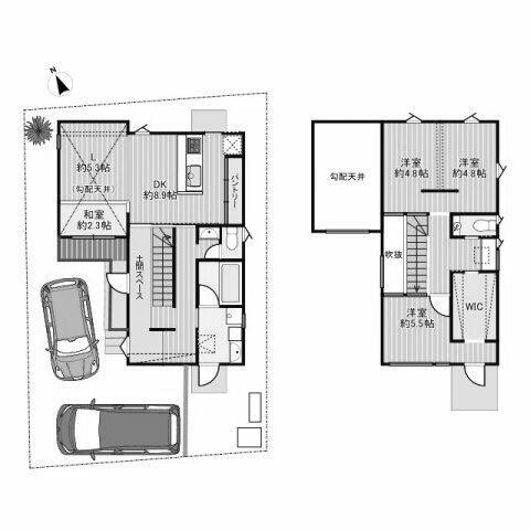 【間取り】 | 亀岡　篠町森上垣内　一戸建