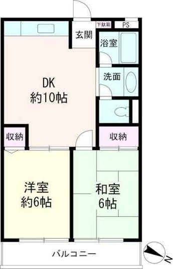 メゾンエムワンの間取り
