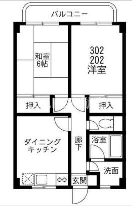 加藤第二コーポの間取り