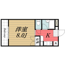 【間取り】 | ヒルズ・オキマンション