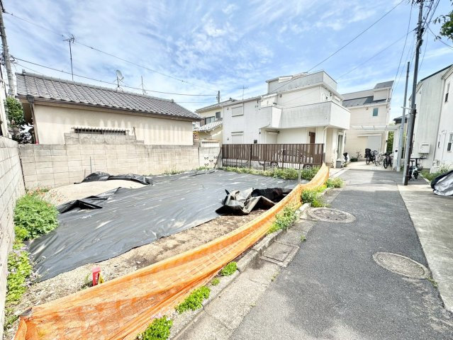 目黒区下目黒４丁目の売地の前面道路含む現地写真