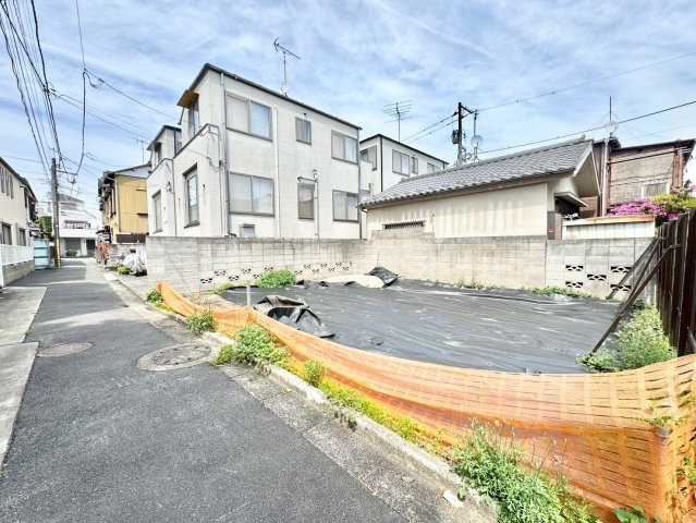 目黒区下目黒４丁目の売地の前面道路含む現地写真