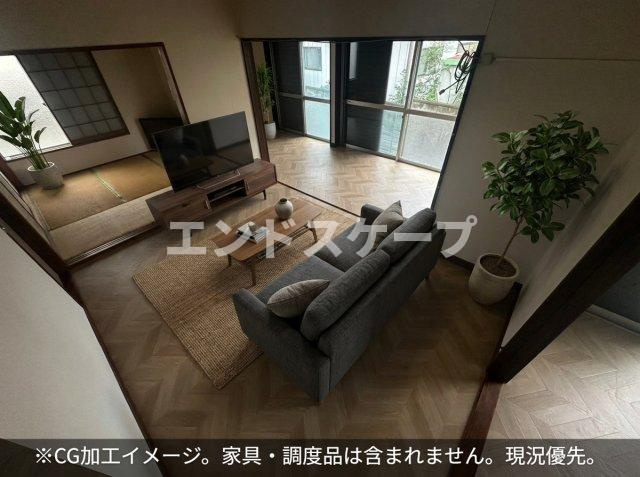 吉岡町大久保戸建ての居間・リビング|高崎、前橋のお部屋探しはエンドスケープまで！お客様の理想お聞かせ下さい♪
