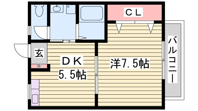 アメニティコーポの間取り