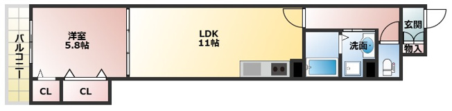 【間取り】 | ワンライフ私市