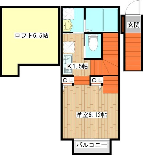 ザ・ソレイユ荒巻神明町B棟の間取り