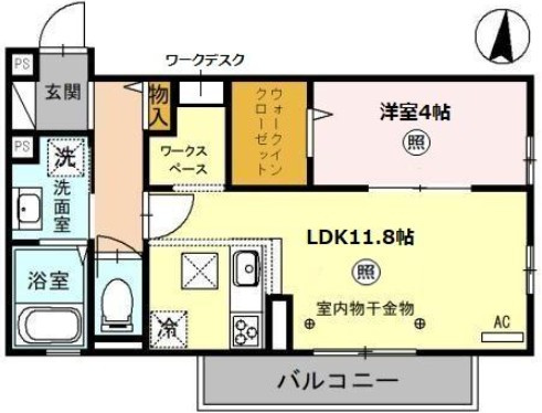 むさし野スクエアの間取り