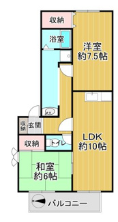 【間取り】 | フレマリール桜ヶ丘B