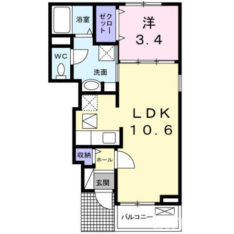 アビタシオンの間取り