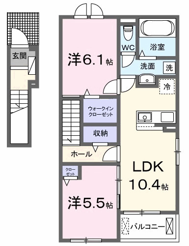 【間取り】 | ヴェルドゥーラⅡ