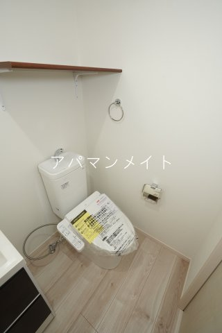 【トイレ】 | ハーミットクラブハウスGW戸塚町 | 温水洗浄便座付き