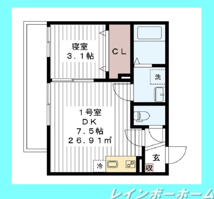 AJ南流山NorthⅠの間取り