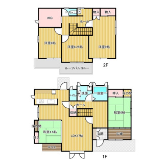 【間取り】 | 洲本市小路谷1282-53中古住宅