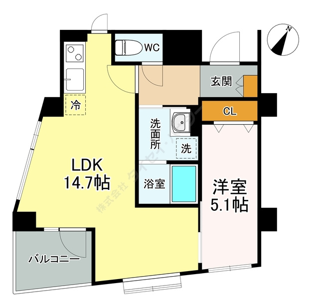 Ｔｈｅ　Ｏｒｃｈｉｄ　ＭａｎｏｒⅡの間取り
