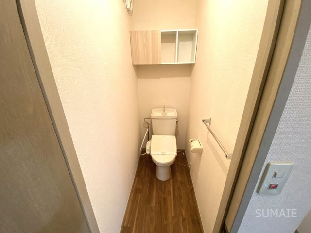 セジュール彩　弐番館のトイレ|収納棚付きトイレ☆彡