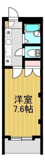 【間取り】 | フレックス新百合 | 1K