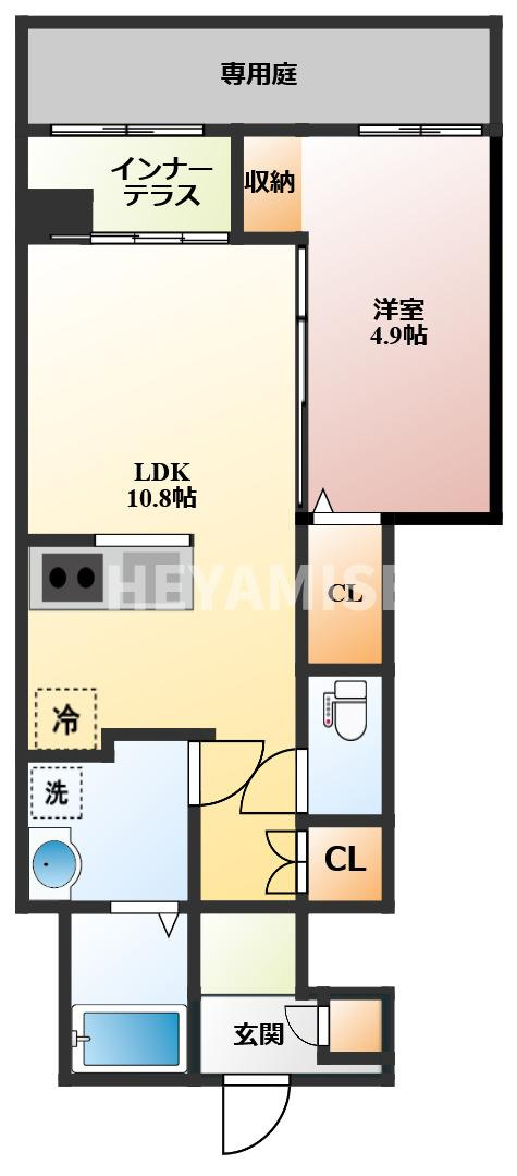 Aqua　Rivaの間取り