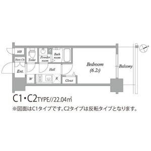 アドバンス大阪セレーノの間取り
