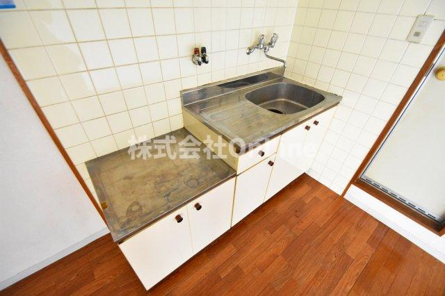 東大阪市中野２丁目の賃貸マンションのキッチン