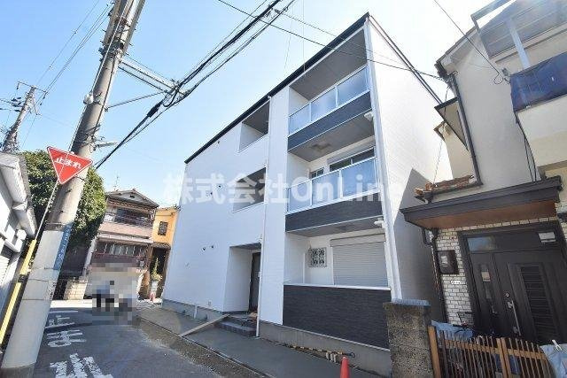 東大阪市小若江１丁目のアパートの外観