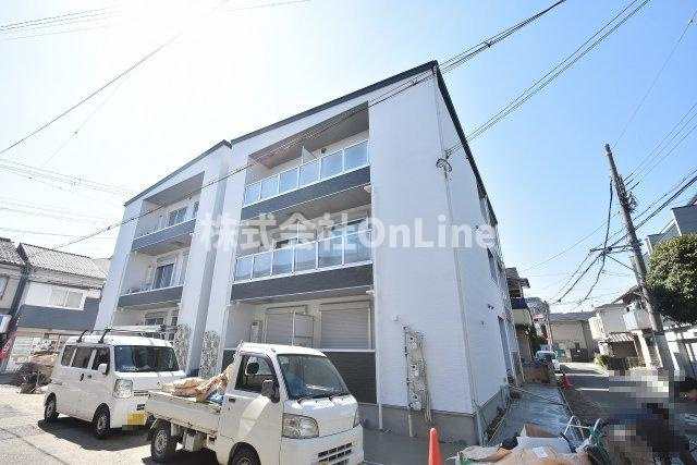 東大阪市小若江１丁目のアパートの外観