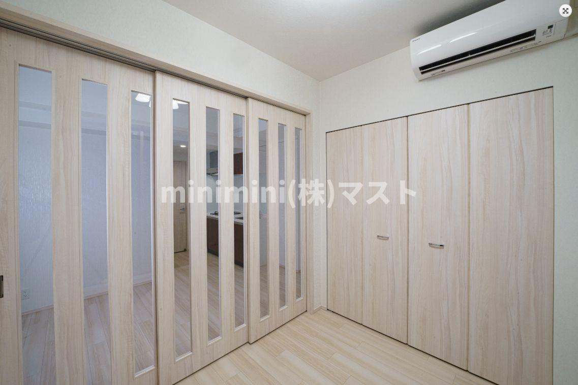 大阪市中央区農人橋３丁目の賃貸マンションの内装|※偶数階は茶系のカラーです