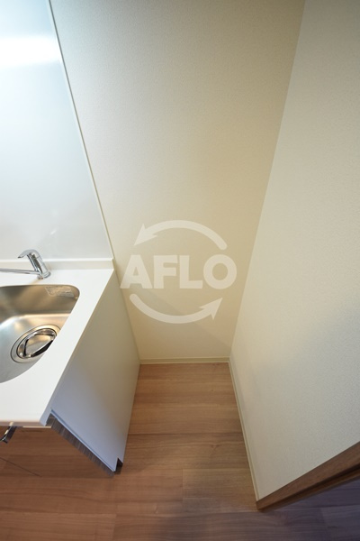 プレサンス心斎橋ブライトのキッチン|プレサンス心斎橋ブライト　冷蔵庫置場