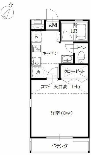 フラワーハイツの間取り