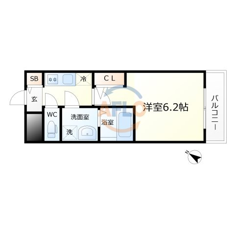 エスリードレジデンス大阪福島シティウエストの間取り|エスリードレジデンス大阪福島シティウエスト　間取り