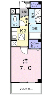 【間取り】 | アビタシオン・Ｍ | 間取りです。