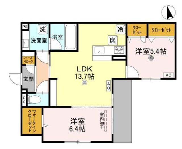 グラン　アルベロの間取り
