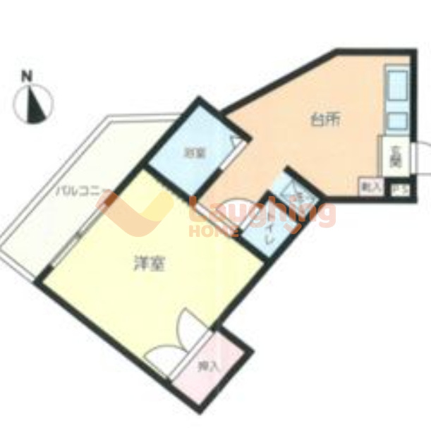 ウィングランデ国分の間取り|※別号室のお写真になります。