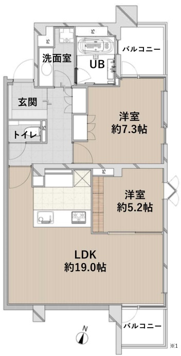 レグナス市ヶ谷払方町